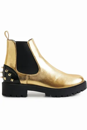 Desigual Botines biker oro tachuelas - - 37