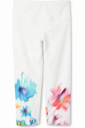 Desigual Leggings pirata sport flores - - M
