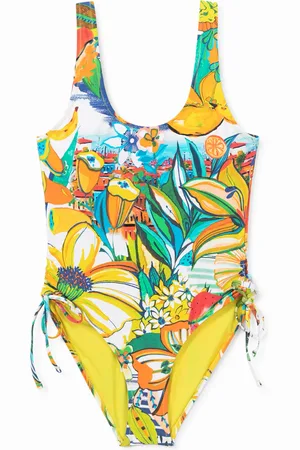 Desigual Bañador fruncidos laterales - - M