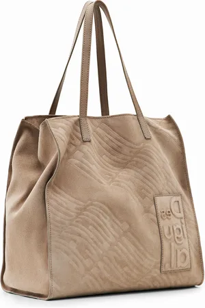 Desigual Bolso grande de piel logo - - U