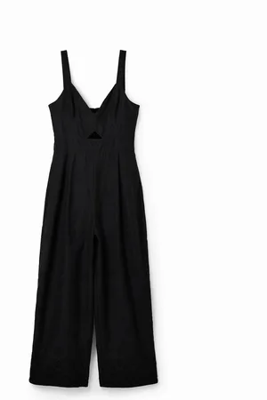 Desigual Mono largo tirantes bordado - - XL