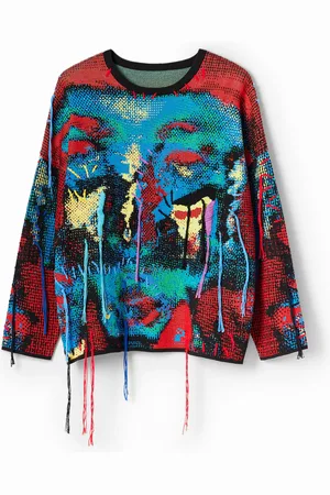 Desigual Jersey oversize jacquard María Escoté - - L