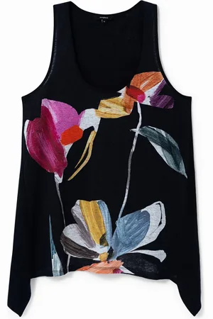 Desigual Camiseta floral de tirantes - - L