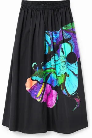 Desigual Falda vuelo midi M. Christian Lacroix - - L