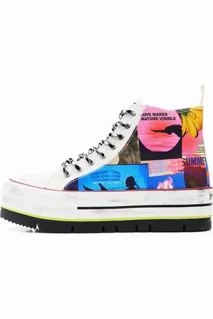 Desigual Sneakers altas plataforma collage - - 36