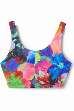 Desigual Top sport flores - - L