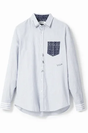 Desigual Camisa rayas contraste - - M