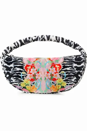 Desigual Bolso bandolera cebra - - U
