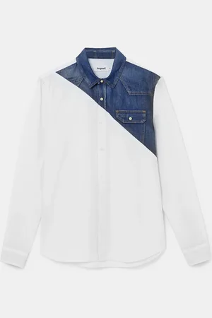 Desigual Camisa popelín reserva vaquera - - S