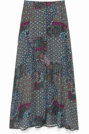 Desigual Falda larga mandala floral - - 36
