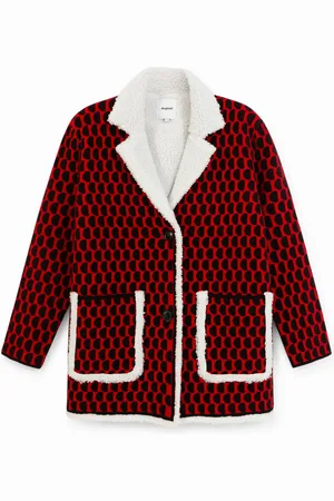 Desigual Chaqueta tricot borreguito - - L