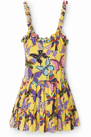 Desigual Vestido tirantes mariposas - - XS