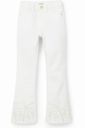 Desigual Vaqueros flare long bordados - - 11/12