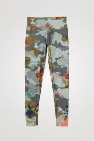 Desigual Legging pronto camuflaje floral - - L