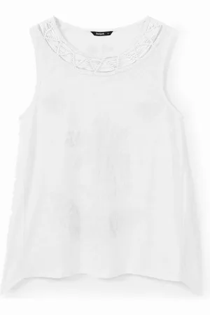 Desigual Camiseta sin mangas caída - - M