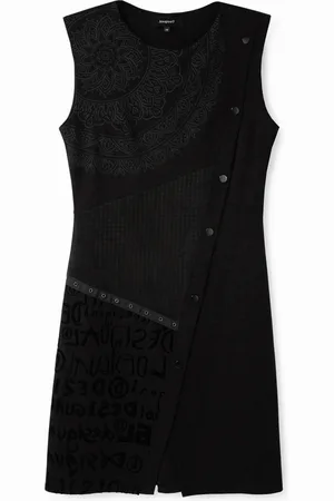 Desigual Vestido slim pata de gallo - - L