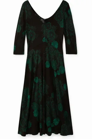 Desigual Vestido flores - - L