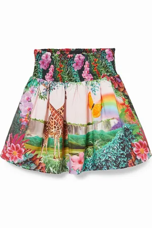 Desigual Minifalda floral - - 3/4