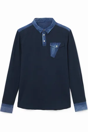 Desigual Polo algodón y denim - - M