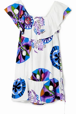 Desigual Vestido corto volante M. Christian Lacroix - - L