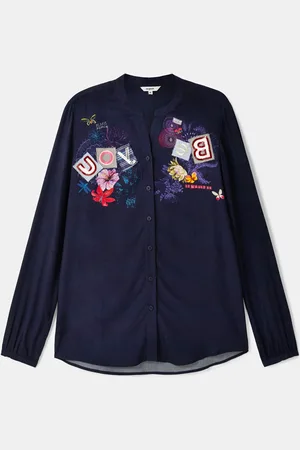 Desigual Camisa bordado lettering - - L