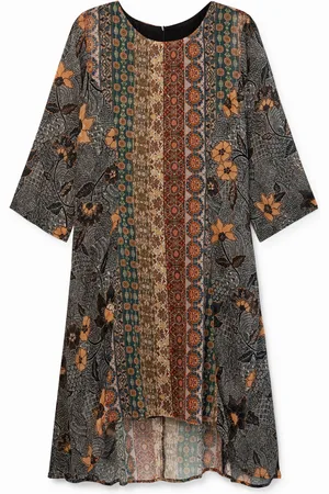 Desigual Vestido cenefas boho - - L