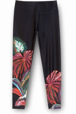 Desigual Legging deporte cintura elástica - - L