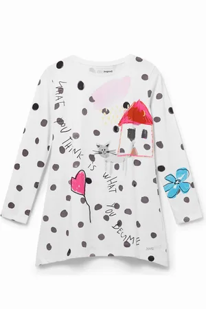 Desigual Camiseta larga 100% algodón - - 11/12