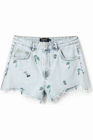 Desigual Shorts vaqueros bordados - - 34