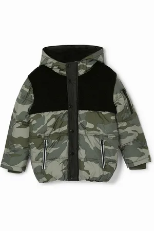Desigual Chaqueta acolchada capucha camuflaje - - 11/12