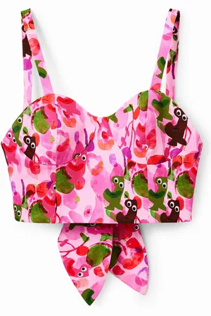 Desigual Top corto corsé M. Christian Lacroix - - L