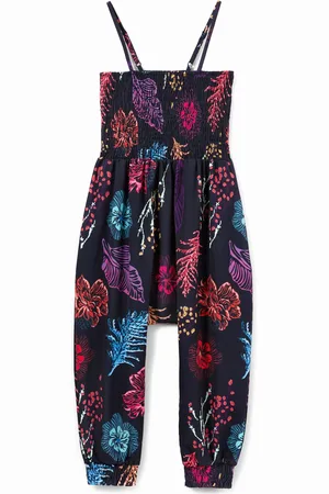 Desigual Mono largo floral de tirantes - - 3/4