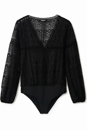 Desigual Body slim encaje - - M
