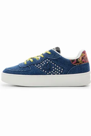 Desigual Sneakers plataforma denim corazón - - 38