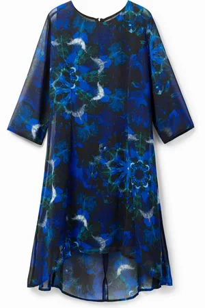 Desigual Vestido largo mandalas tie dye - - 36