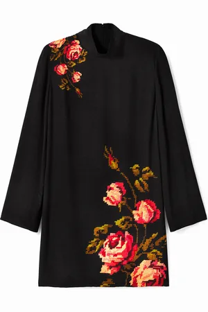 Desigual Vestido recto floral - - L