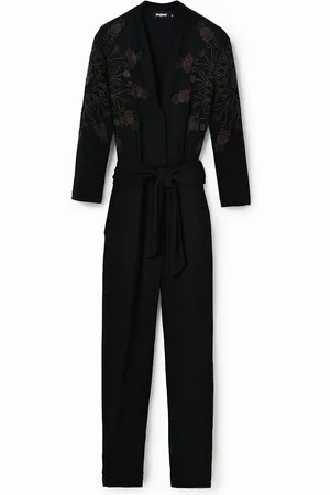 Desigual Mono largo de viscosa print floral - - L