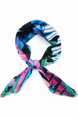 Desigual Pañuelo carré tropical - - U