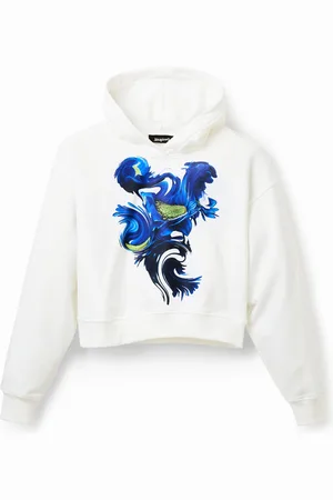 Desigual Sudadera corta capucha arty - - L