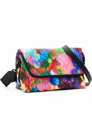 Desigual Bandolera mediana flores - - U