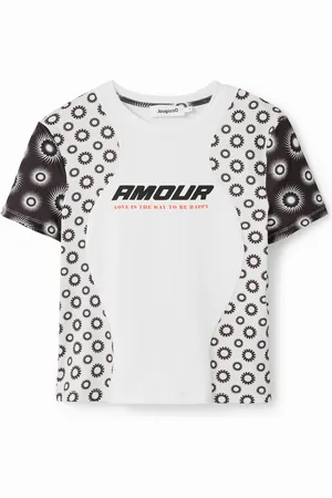 Desigual Camiseta patch geométrico - - L