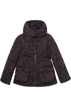 Desigual Plumón corto bordada capucha - - 3/4