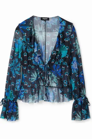 Desigual Blusa tul volantes - - L
