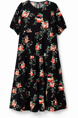 Desigual Vestido midi floral - - L