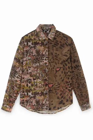 Desigual Camisa doble estampado salvaje - - M