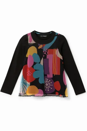 Desigual Camiseta tul estampada - - 11/12