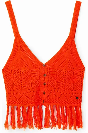 Desigual Top cropped crochet - - L