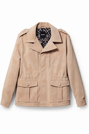 Desigual Chaqueta recta bolsillos - - M