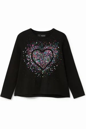 Desigual Camiseta corazón lentejuelas - - 11/12