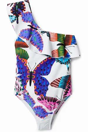 Desigual Bañador asimétrico mariposas - - L